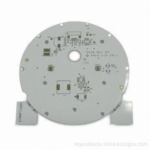 Single-sided Aluminum Base PCB with 1oz Copper Thickness and HASL Finish